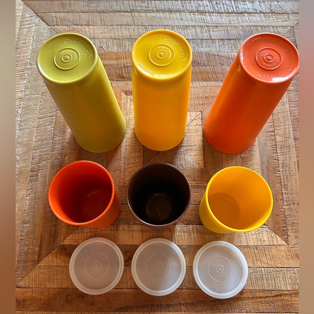 Vintage Tupperware Cups
